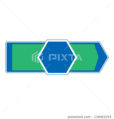 Guide sign: Prefectural road number Guide sign: Prefectural road number 138061054