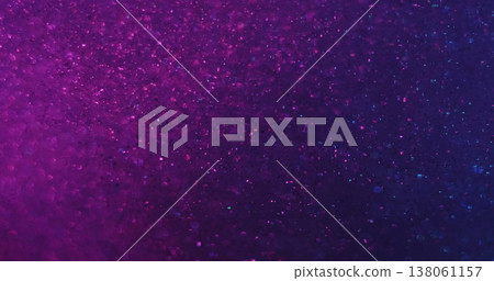 Blur glitter texture. Gradient background. Neon purple blue color glow water bright dazzle acrylic flow on art illuminated bokeh light abstraction. Blur glitter texture. Gradient background. Neon purple blue color glow water bright dazzle acrylic flow on art illuminated bokeh light abstraction. 138061157