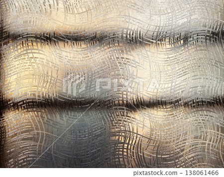 Vintage Glass Window Background with Fench Shadow. 138061466