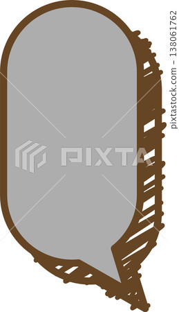 A single circular icon of a graffiti-style speech bubble. A single circular icon of a graffiti-style speech bubble. 138061762