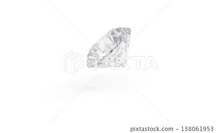 Diamond background white CG 138061953