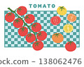 時尚番茄插圖向量圖 138062476