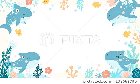 以鯨鯊為背景，營造出沖繩海洋氛圍。 138062799