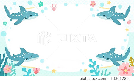 A whale shark background that evokes the softness of the tropics. 138062803