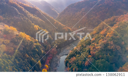 NOV 28 2025 the Arashiyama Kitamatsuoyama Gorge Scenic Autumn View 138062911