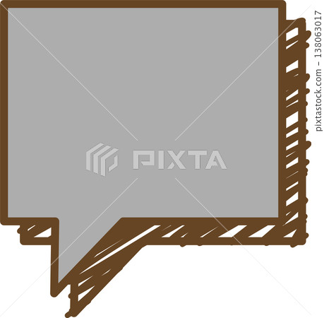 A single square icon of a graffiti-style speech bubble. A single square icon of a graffiti-style speech bubble. 138063017