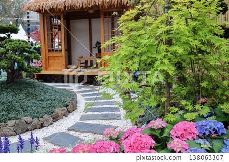 March 21 2026 Traditional Korean Pavilion With Elegant Garden Landscape 138063307