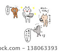 A cute cat project leader illustration, a single-panel comic strip, a fun workplace, a motivated workplace A cute cat project leader illustration, a single-panel comic strip, a fun workplace, a motivated workplace 138063393