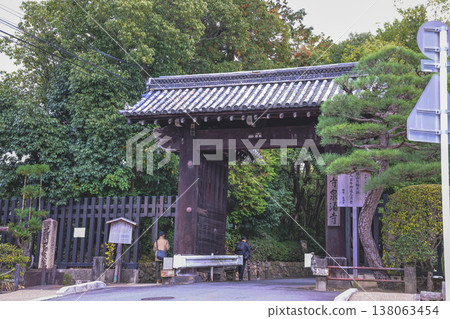Sennyu ji Temple Traditional Wooden Door in Kyoto Nov 28 2025 Sennyu ji Temple Traditional Wooden Door in Kyoto Nov 28 2025 138063454