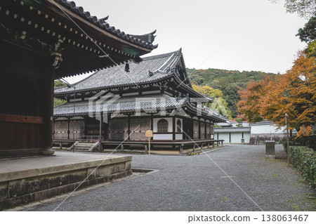 Historic Shari-den Hall at Sennyu ji Temple Kyoto Nov 28 2025 Historic Shari-den Hall at Sennyu ji Temple Kyoto Nov 28 2025 138063467
