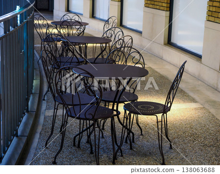 Scene of an open cafe 138063688