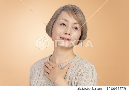 Hairstyles for senior women 138063759