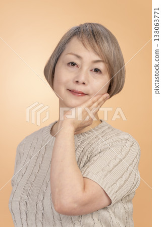 Hairstyles for senior women 138063771