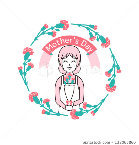 Mother's Day illustration 2 Mother's Day illustration 2 138063860