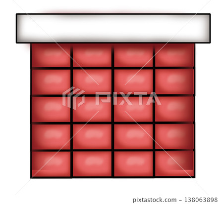 Red brick chimney 138063898