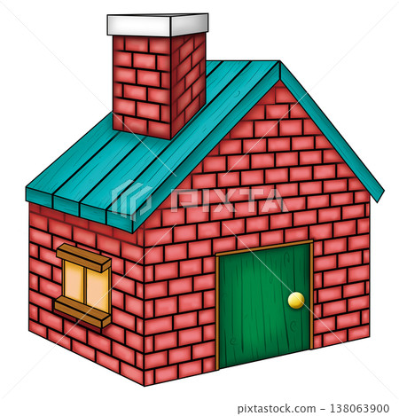 Red brick cabin 138063900