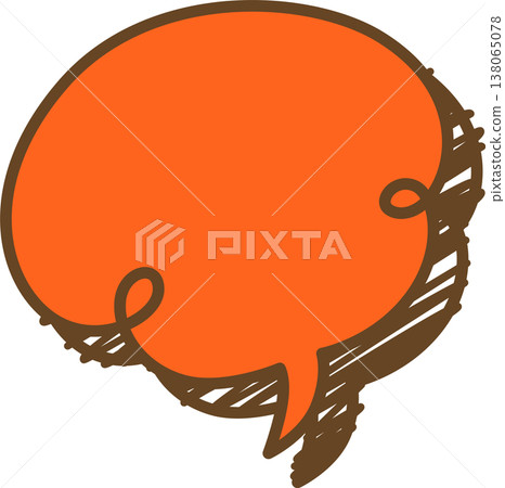 A single icon of a graffiti-style speech bubble: twisted cloud A single icon of a graffiti-style speech bubble: twisted cloud 138065078
