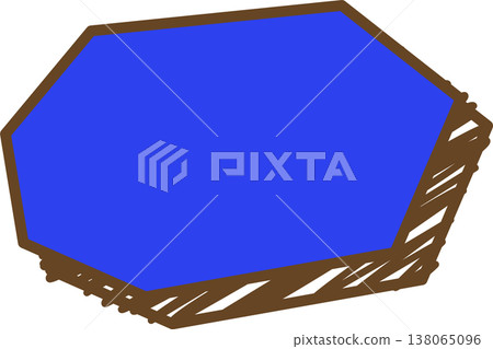 Single icon of a graffiti-style speech bubble (polygonal) Single icon of a graffiti-style speech bubble (polygonal) 138065096