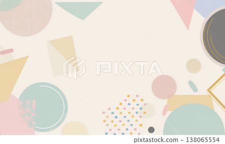 Colorful geometric pattern background material 3 Colorful geometric pattern background material 3 138065554