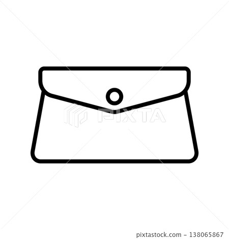 Clutch bag icon vector design templates simple and modern 138065867