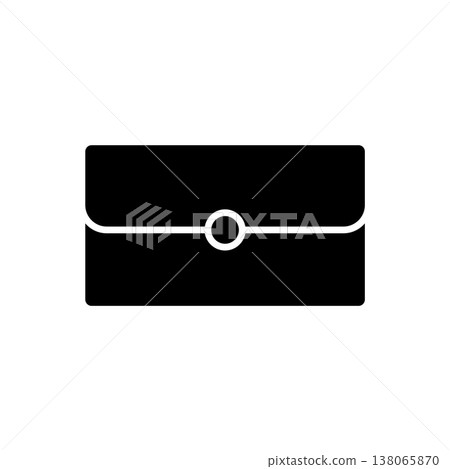 Clutch bag icon vector design templates simple and modern Clutch bag icon vector design templates simple and modern 138065870