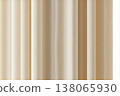 奢華的米色緞面窗簾紋理背景 138065930