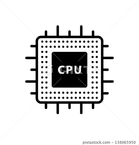 CPU Processor icon vector design templates simple and modern CPU Processor icon vector design templates simple and modern 138065950