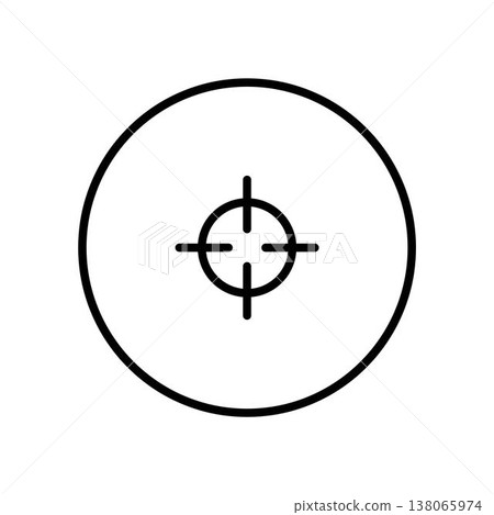 Cross hair icon vector design templates Cross hair icon vector design templates 138065974