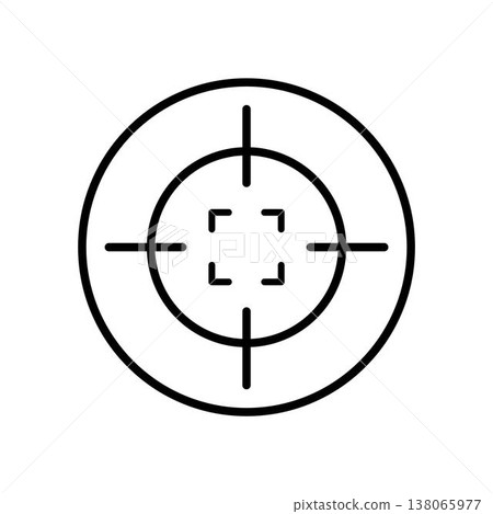 Cross hair icon vector design templates Cross hair icon vector design templates 138065977