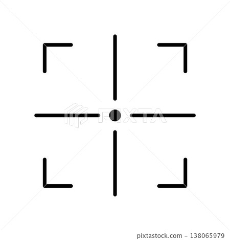 Cross hair icon vector design templates 138065979