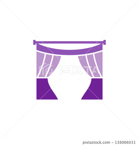 Curtain icon vector design templates simple and modern 138066031