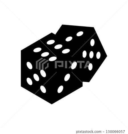 Dice icon vector design templates 138066057