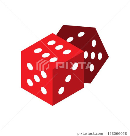 Dice icon vector design templates 138066058