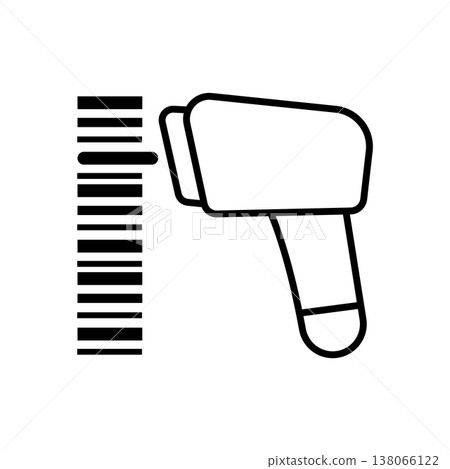 Bar code Scanner Icon vector illustration design templates simple and modern concept 138066122