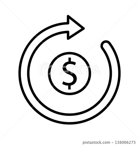 Return and Refund Icon vector design templates simple and modern concept isolated on white background Return and Refund Icon vector design templates simple and modern concept isolated on white background 138066273