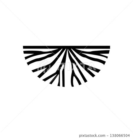 Root icon logo design template isolated illustration Root icon logo design template isolated illustration 138066504