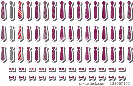 big colored set neckties different types big colored set neckties different types 138067192