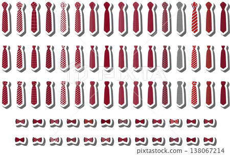 big colored set neckties different types big colored set neckties different types 138067214