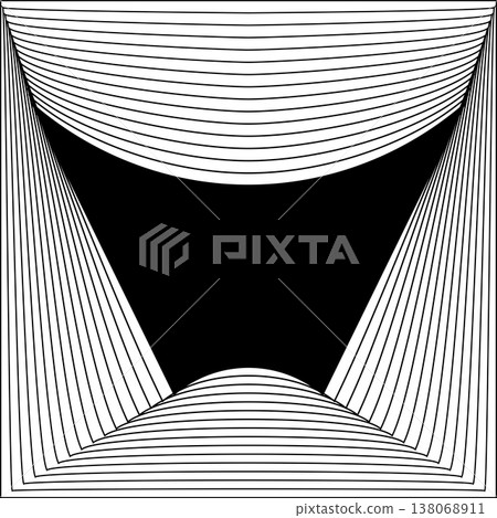 Square line frame blend effect. Technology concept design Square line frame blend effect. Technology concept design 138068911