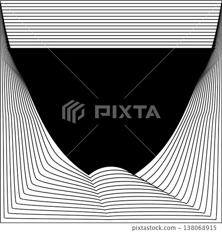 Square line frame blend effect. Technology concept design Square line frame blend effect. Technology concept design 138068915