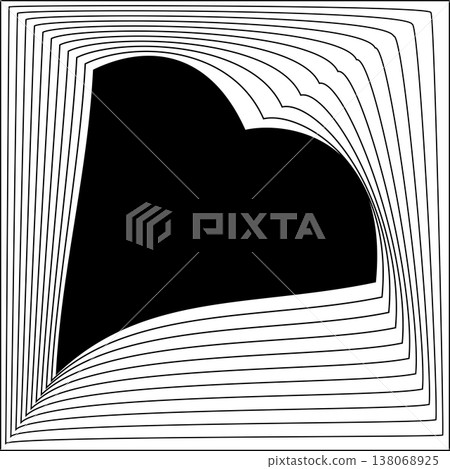 Square line frame blend effect. Technology concept design Square line frame blend effect. Technology concept design 138068925