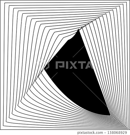 Square line frame blend effect. Technology concept design Square line frame blend effect. Technology concept design 138068929
