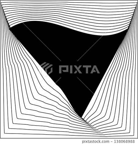 Square line frame blend effect. Technology concept design Square line frame blend effect. Technology concept design 138068988