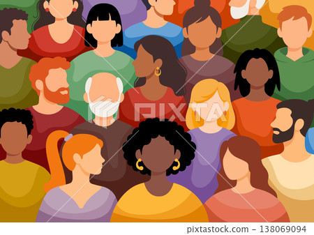 Crowd of Different People Crowd of Different People 138069094