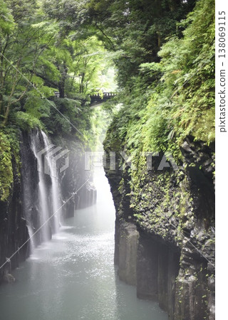Takachiho Falls after the rain Takachiho Falls after the rain 138069115