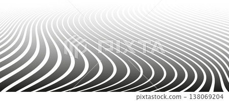 Black and White Lines Striped Textured Background. Black and White Lines Striped Textured Background. 138069204