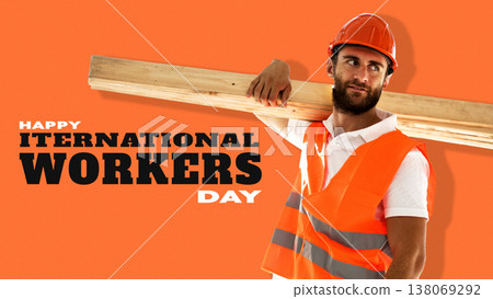 Workers celebrate International Workers Day on May 1 with pride and unity in their efforts Workers celebrate International Workers Day on May 1 with pride and unity in their efforts 138069292