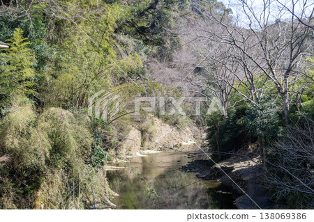 The gentle stream in the valley The gentle stream in the valley 138069386