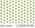 Yellow daffodil pattern 138069596