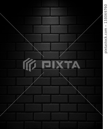 Gritty Urban Brick Surface Highlighted By Soft Vignette Effects 138069760